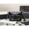 Replica Chanel 24SS Hobo Handbag Shiny Calfskin AS4743 Camel 2