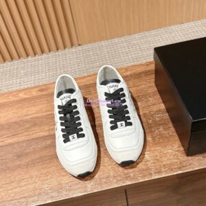 Replica Chanel 25P Unisex Calfskin & Suede Calfskin G46372 White