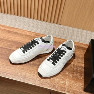 Replica Chanel 25P Unisex Calfskin & Suede Calfskin G46372 White 2