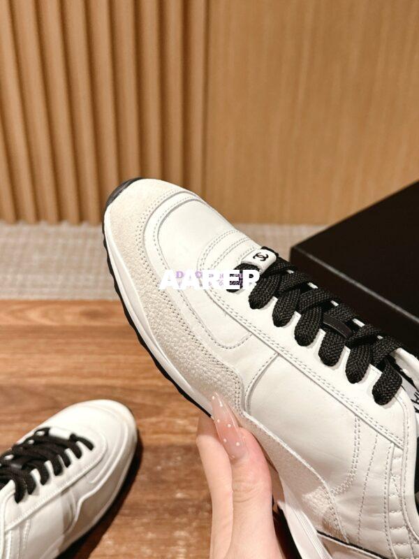 Replica Chanel 25P Unisex Calfskin & Suede Calfskin G46372 White 8