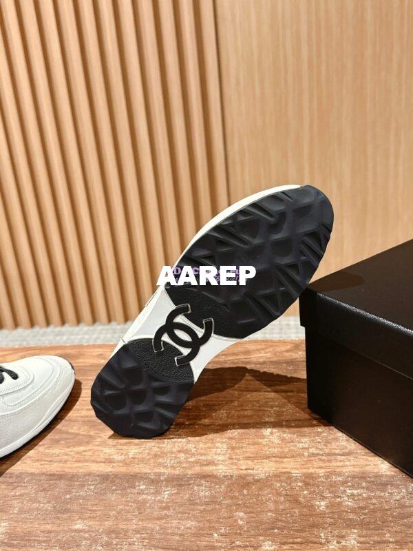 Replica Chanel 25P Unisex Calfskin & Suede Calfskin G46372 White 10