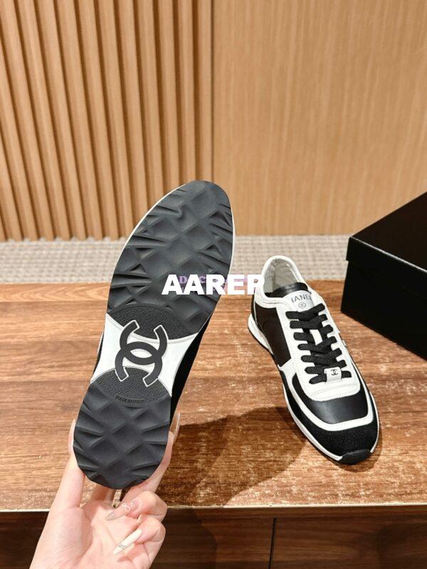Replica Chanel 25P Unisex Calfskin & Suede Calfskin G46372 White Black 11