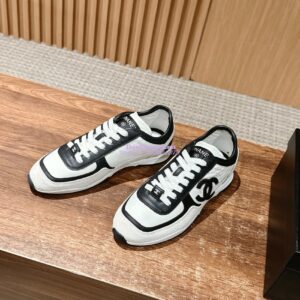 Replica Chanel 25P Unisex Calfskin & Suede Calfskin G46372 BlackWhite 2