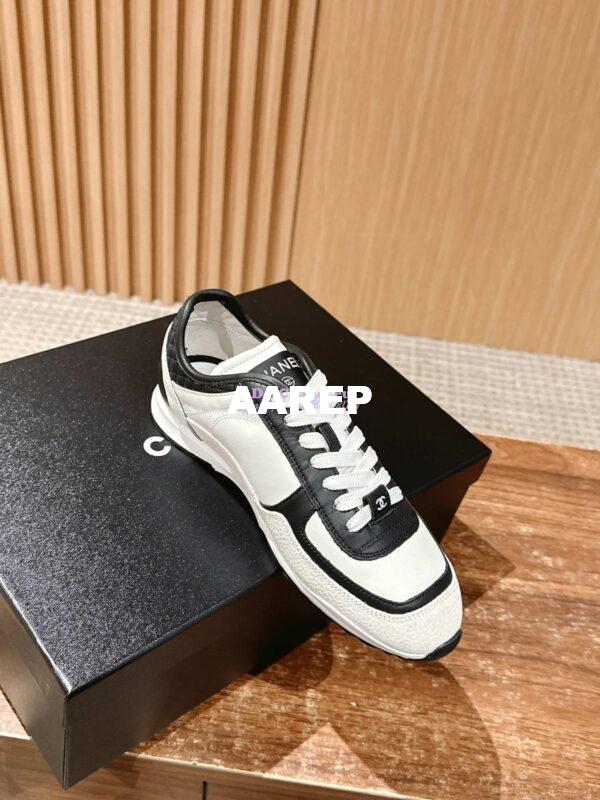 Replica Chanel 25P Unisex Calfskin & Suede Calfskin G46372 BlackWhite 5