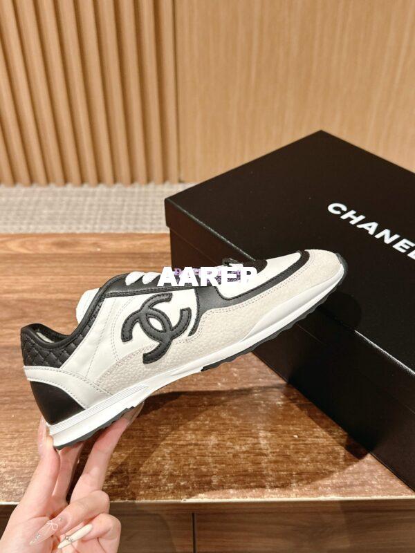 Replica Chanel 25P Unisex Calfskin & Suede Calfskin G46372 BlackWhite 7