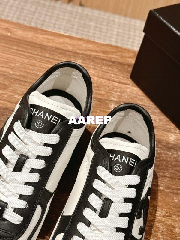 Replica Chanel 25P Unisex Calfskin & Suede Calfskin G46372 BlackWhite 8