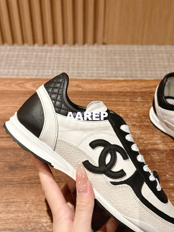 Replica Chanel 25P Unisex Calfskin & Suede Calfskin G46372 BlackWhite 10