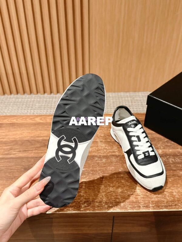 Replica Chanel 25P Unisex Calfskin & Suede Calfskin G46372 BlackWhite 11