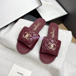 Replica Chanel 25P Tweed CC Lock Logo Sandals G46119 Light Pink