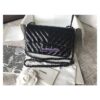 Replica Chanel Enamel CC Flap Bag A57275 Black