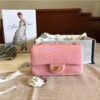 Replica Chanel Python Small 20cm Classic Flap Bag Grey 2