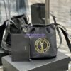 Replica YSL Saint Laurent Cassandre Classic Belt Bag In Smooth Calf Leather 589959 All Black