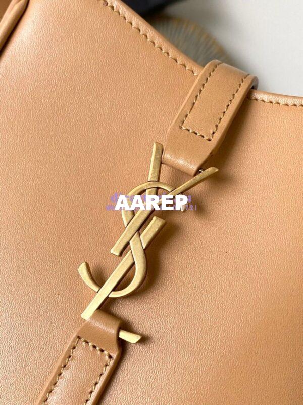 Replica YSL Saint Laurent Le 5 À 7 Mini Vertical In Shiny Leather 7352142 Beige 5