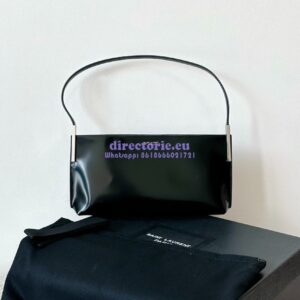 Replica YSL Saint Laurent Suzanne Small In Shiny Leather 741637 Black (Limited)