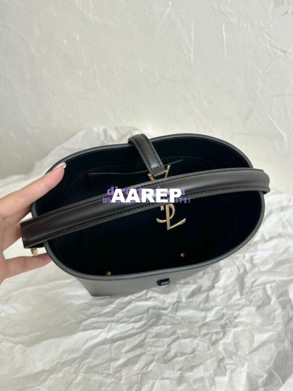 Replica YSL Saint Laurent Small Le 37 in Shiny Leather 7490362 Black 10