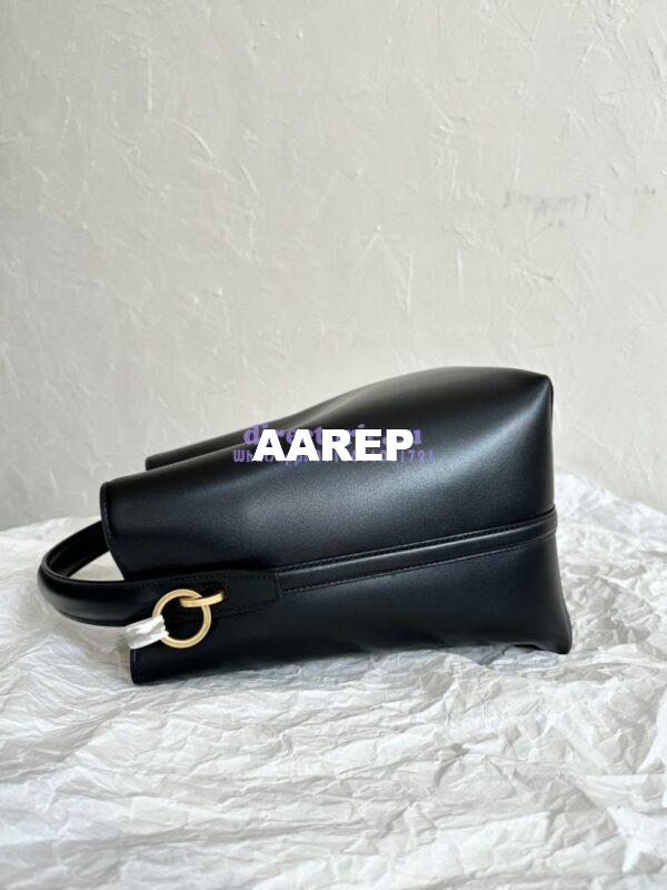 Replica YSL Saint Laurent Le 37 in Shiny Leather 7428282 Black 5
