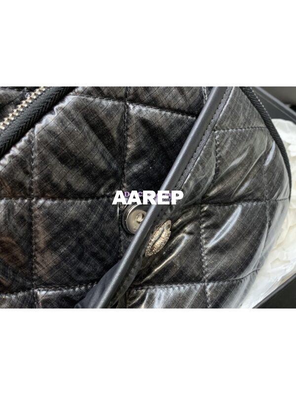 Replica Chanel 24C Backpack Nylon & Silver-Tone Metal AS4366 Black 7