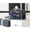 Replica Chanel 19 Small Flap Bag AS1160 Lambskin White Gold hardware 2