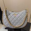 Replica Chanel WOC With CC Details On Strap AP1450 in Lambskin Beige 2