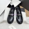Replica Chanel 25SS Logo Rhinestones Calfskin Mules G37432