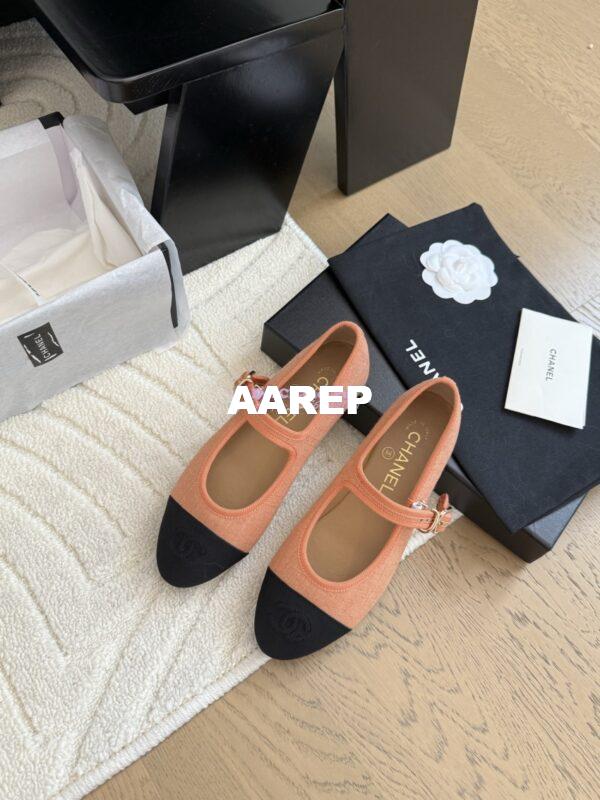 Replica CHANEL 25SS Mary Jane Fabric & Grosgrain G46467 Light Blue 6
