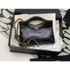 Replica Chanel 24FW Aged Calfskin Flap Chain Bag AS4423 White