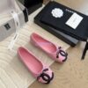 Replica Chanel Vintage CC Quilted Cambon Ballerina G24712 Camel