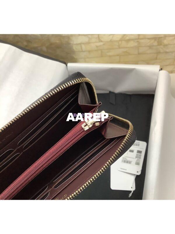Replica Chanel zip around wallet A50097 in black lambskin leather 9