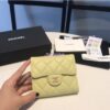 Replica Chanel Small Zip Pocket Wallet in black caviar leather A82288 2