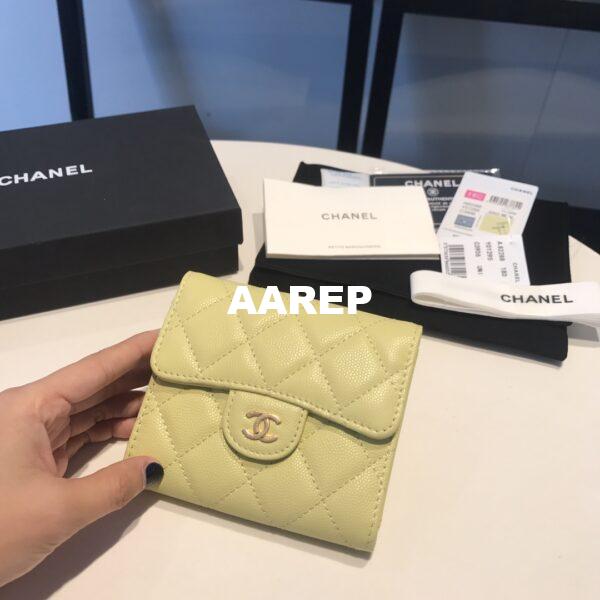 Replica Chanel Small Zip Pocket Wallet in caviar leather A82288 41
