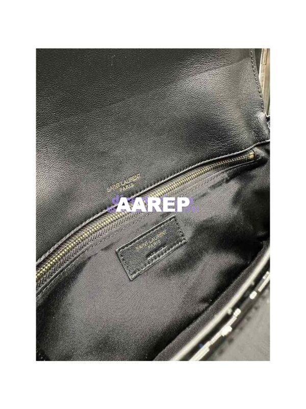 Replica YSL Saint Laurent Kate 99 Chain Bag In Quilted Patent Calfskin 6606181 Black 8