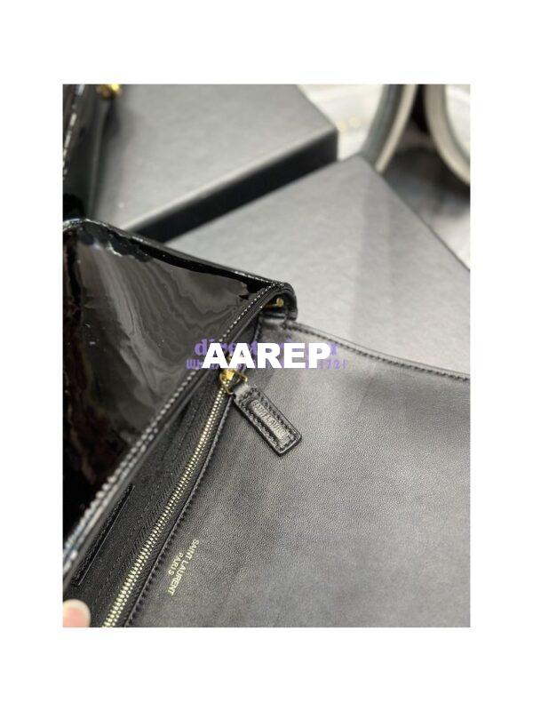 Replica YSL Saint Laurent Kate 99 Chain Bag In Quilted Patent Calfskin 6606181 Black 10