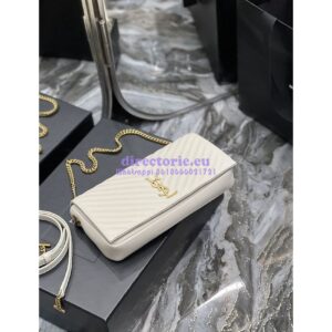 Replica YSL Saint Laurent Kate 99 Chain Bag In Quilted Lambskin 6606181 White 2