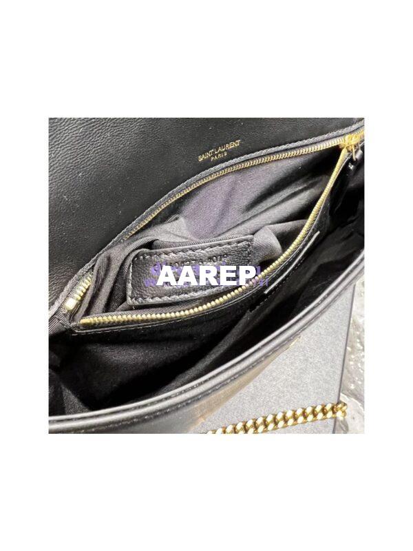 Replica YSL Saint Laurent Kate 99 Chain Bag In Quilted Lambskin 6606181 Black 12