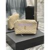 Replica YSL Saint Laurent Cassandre Envelope Chain Wallet In Smooth Leather 743050 Black