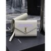 Replica YSL Saint Laurent Cassandre Flap Pouch In Smooth Leather 650858 Black 2