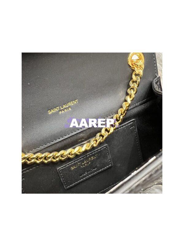 Replica YSL Saint Laurent Kate small chain bag in Patent Calfskin 469390 Black 12
