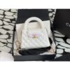 Replica Chanel Mini Shopping Bag Shiny Agen Calfskin AS4416 Coral