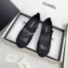Replica Chanel 25SS Mary Janes Lambskin & Grosgrain G46324 White 2