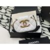 Replica Chanel 24C Vintage Logo Small Quilted Lambskin Shoulder Bag AS4609 Purple 2