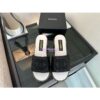 Replica Chanel 25P Mary Jane Pointed Pumps 65mm Satin and Grossgrain G46377 White 2