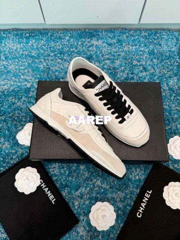 Replica Chanel 25P Trainer in Calfskin & Suede Calfskin G46372 T04