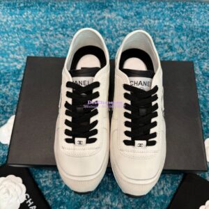 Replica Chanel 25P Trainer in Calfskin & Suede Calfskin G46372 T04 2