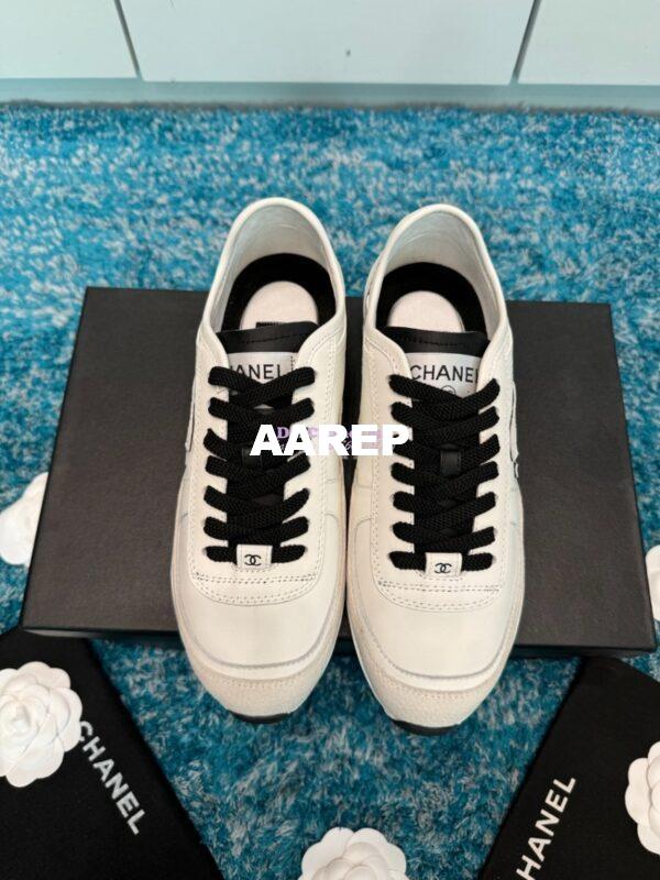 Replica Chanel 25P Trainer in Calfskin & Suede Calfskin G46372 T04 2