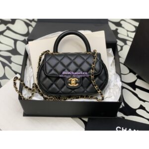 Replica Chanel Bag With Top Handle in Lambskin AS4569 Black