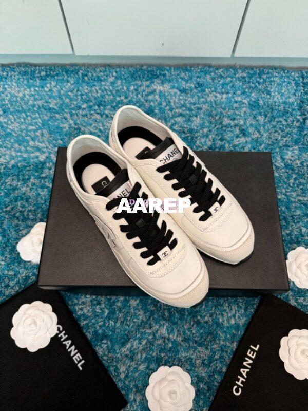 Replica Chanel 25P Trainer in Calfskin & Suede Calfskin G46372 T04 5