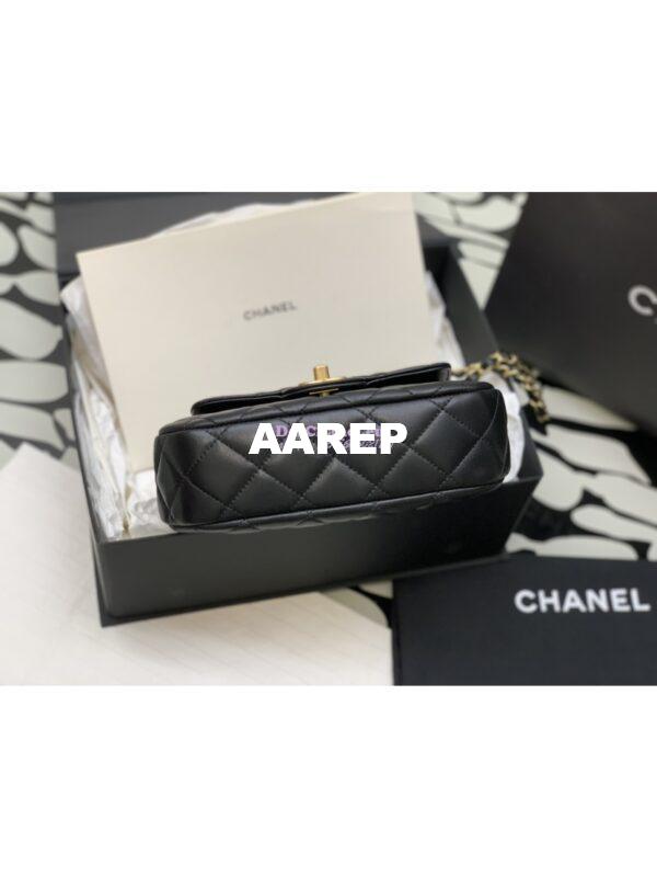 Replica Chanel Bag With Top Handle in Lambskin AS4569 Black 11