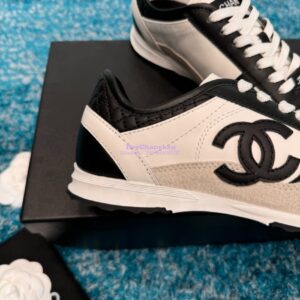 Replica Chanel 25P Trainer in Calfskin & Suede Calfskin G46372 T03 2