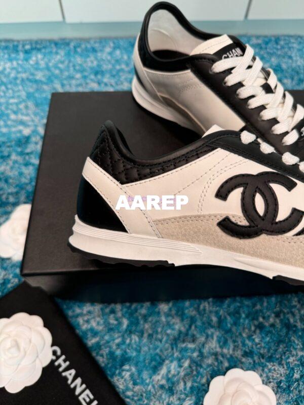 Replica Chanel 25P Trainer in Calfskin & Suede Calfskin G46372 T03 4
