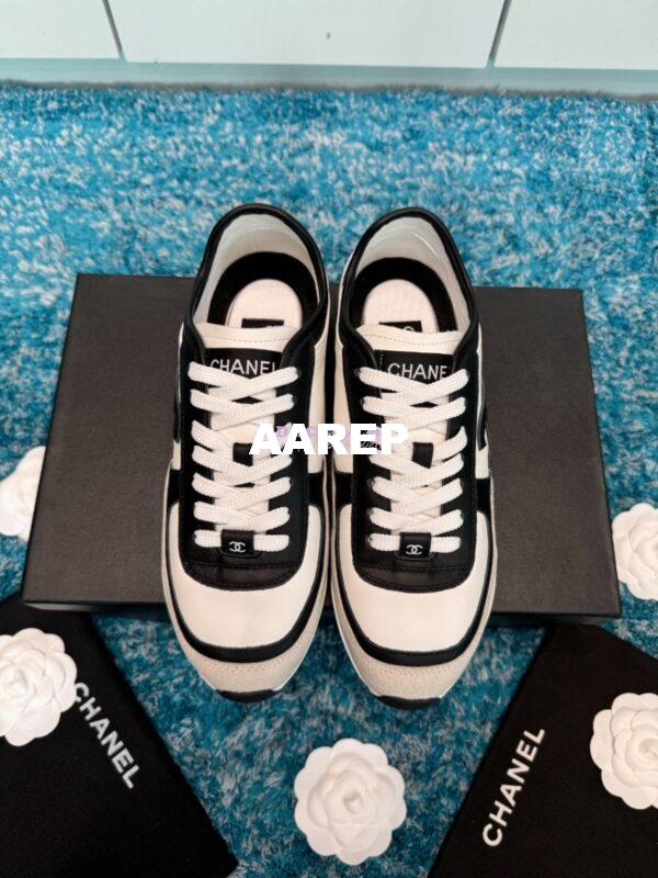 Replica Chanel 25P Trainer in Calfskin & Suede Calfskin G46372 T03 5